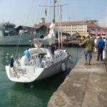 Mhadei in Colombo for India's first solo circumnavigator Dilip Donde