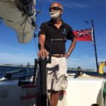 Dilip in Grenada for India's first solo circumnavigator Dilip Donde