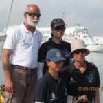 Mhadei in Chennai for India's first solo circumnavigator Dilip Donde