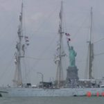 INSV Tarangini in New York for India's first solo circumnavigator Dilip Donde